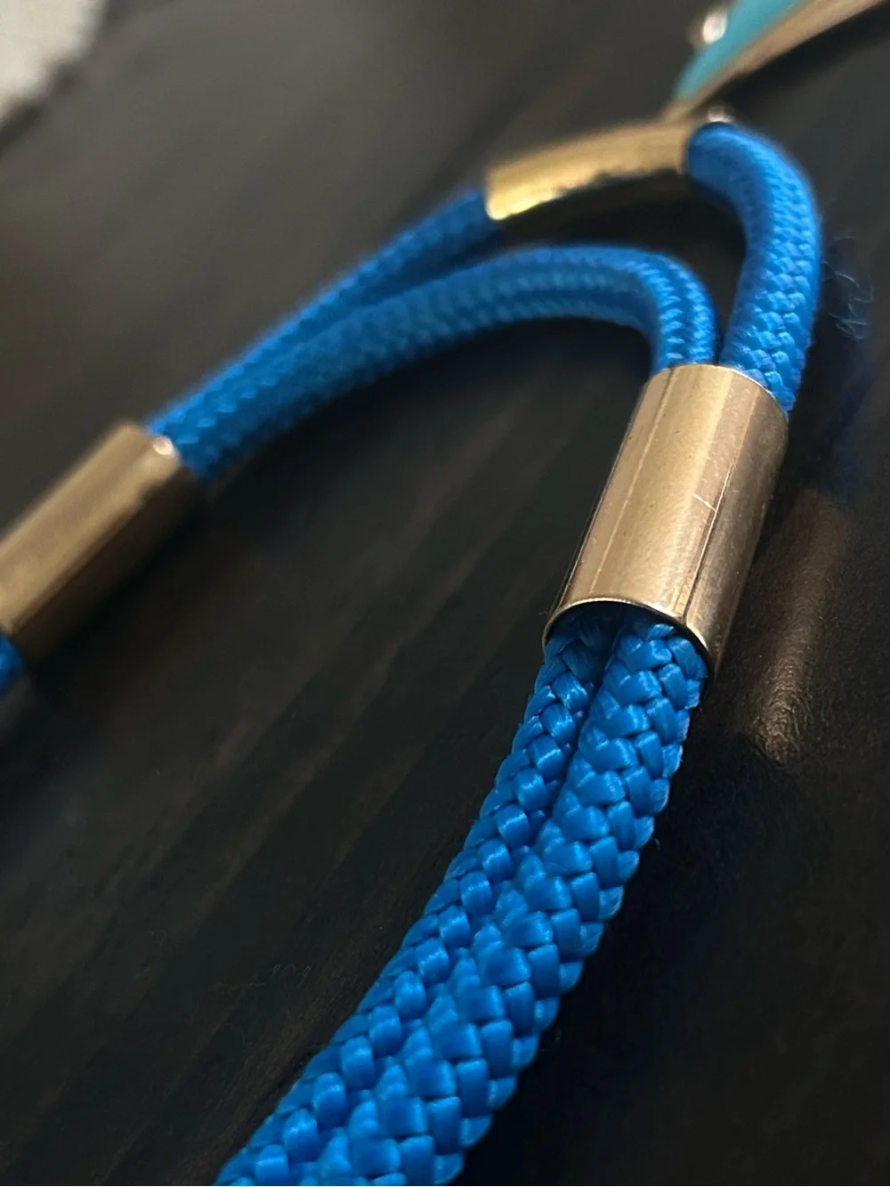 18kGold heavy plated -Accent Blue Pendant Necklace